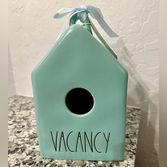 Rae Dunn Vacancy Birdouse by Magenta (Robin’s egg blue) - Picture 2 of 2